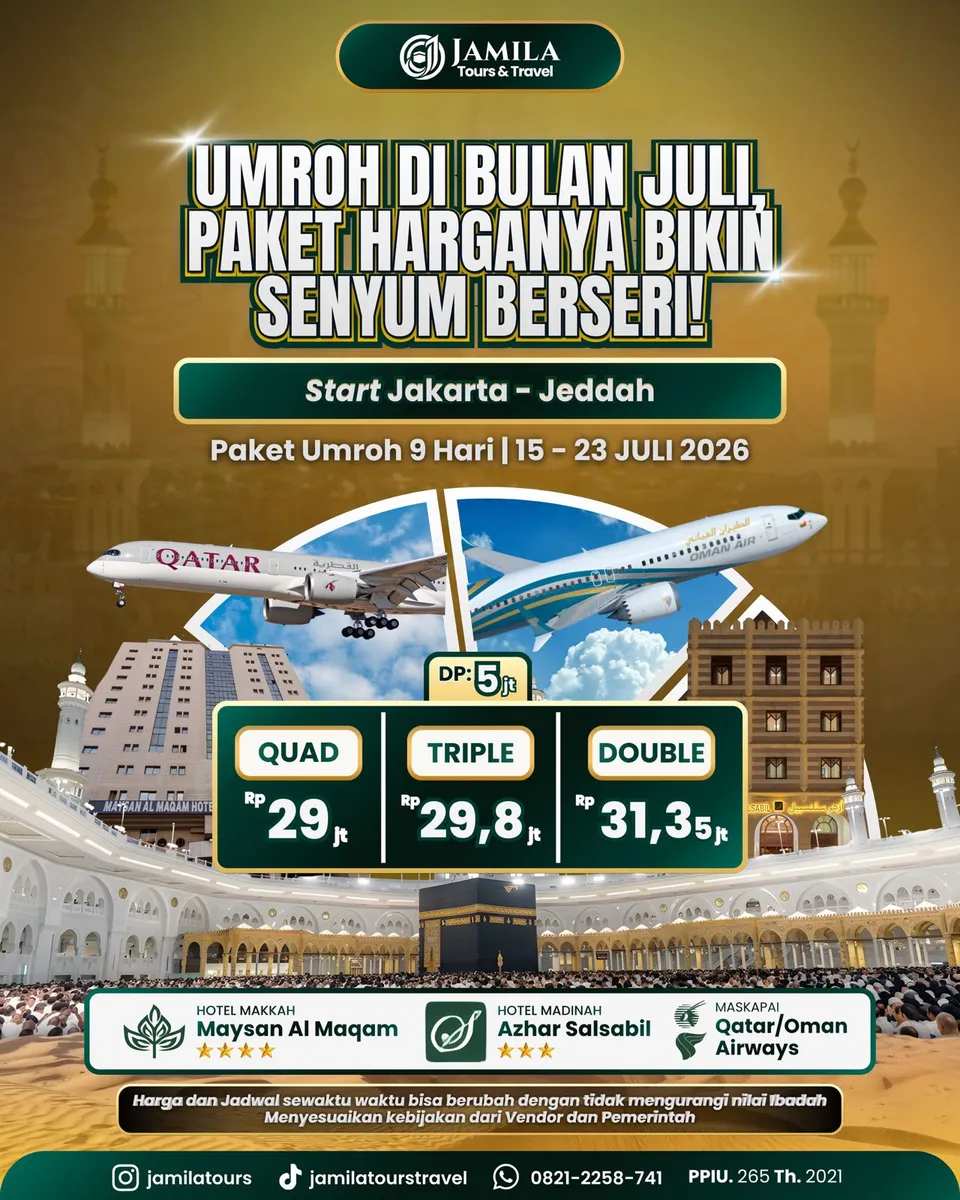 Paket Umroh Plus Thaif