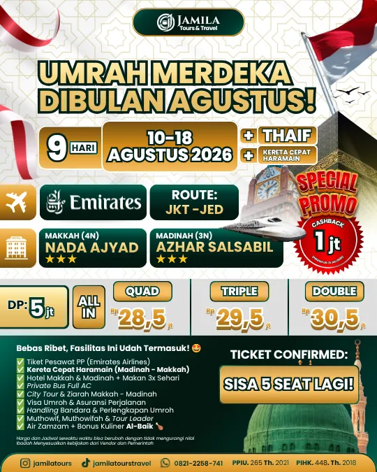UMROH MERDEKA DI BULAN AGUSTUS