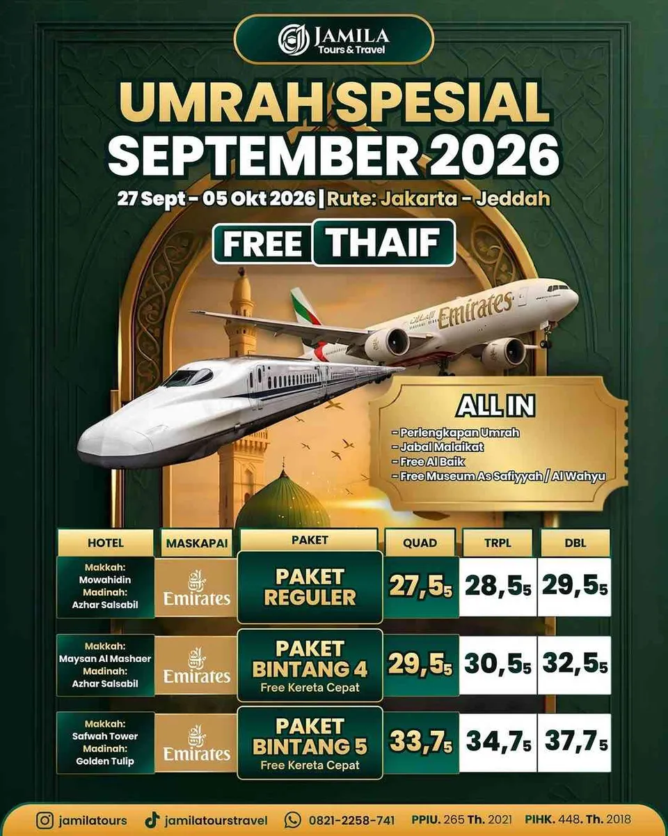 UMROH SPESIAL SEPTEMBER