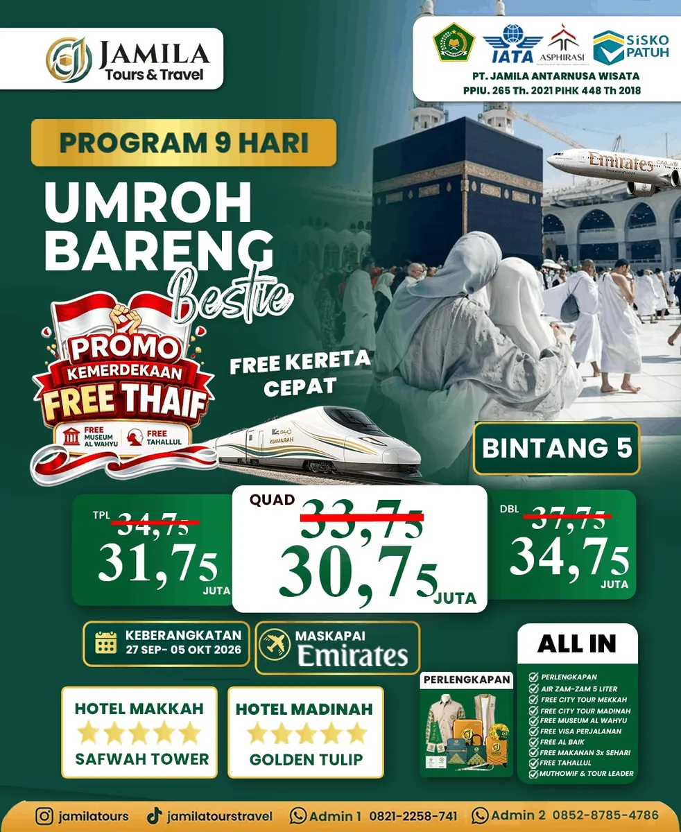 UMROH SPESIAL PLATARAN SEPTEMBER