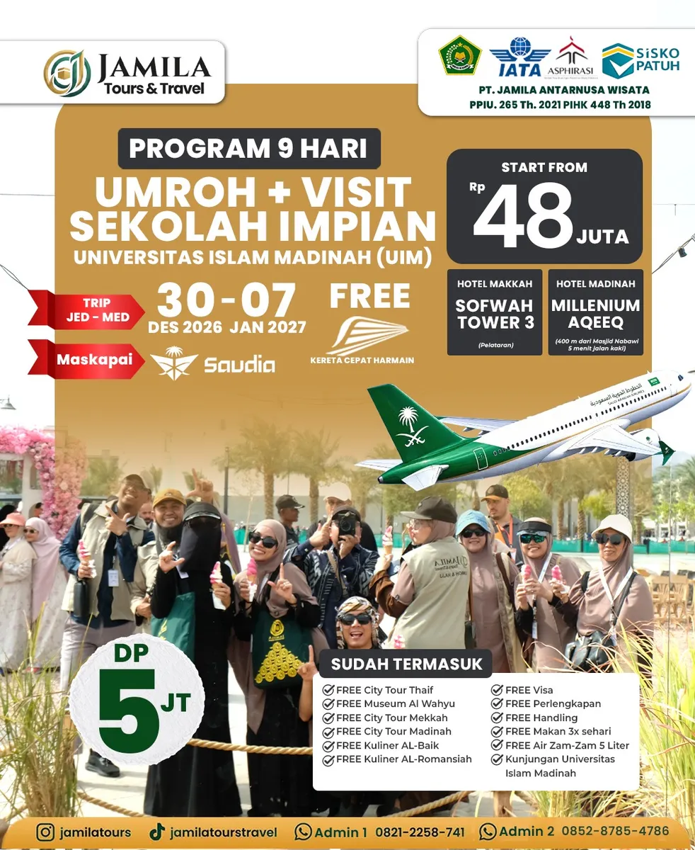 PAKET UMROH KHADIJAH 30 DESEMBER